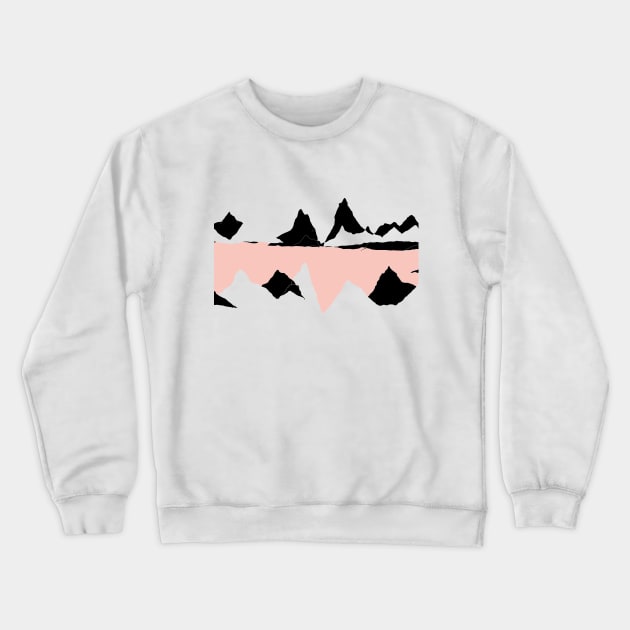 Water Mountains Crewneck Sweatshirt by babibrasileiro